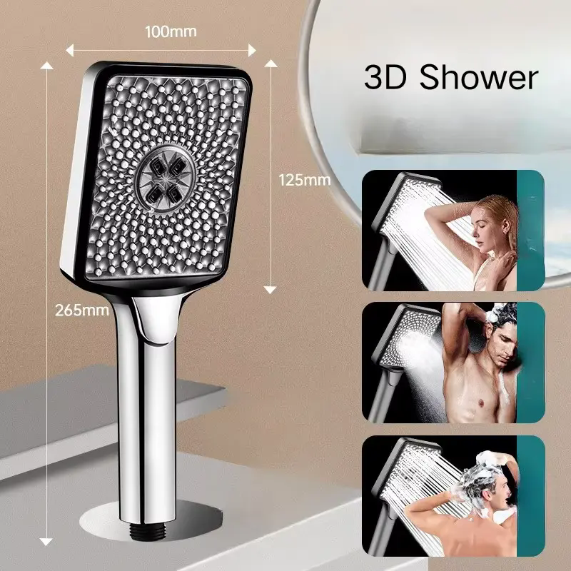 ¿Cómo mejora una ducha de mano 3D las experiencias del baño moderno?