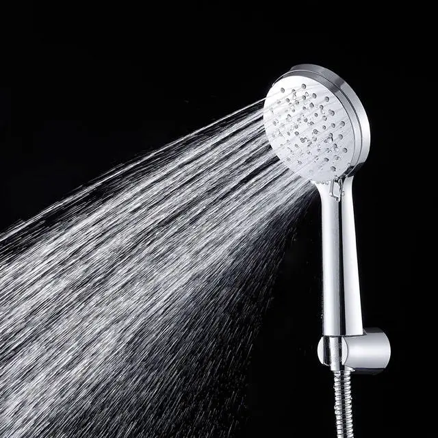 Ducha de mano con rociador ajustable de 3 funciones cromada